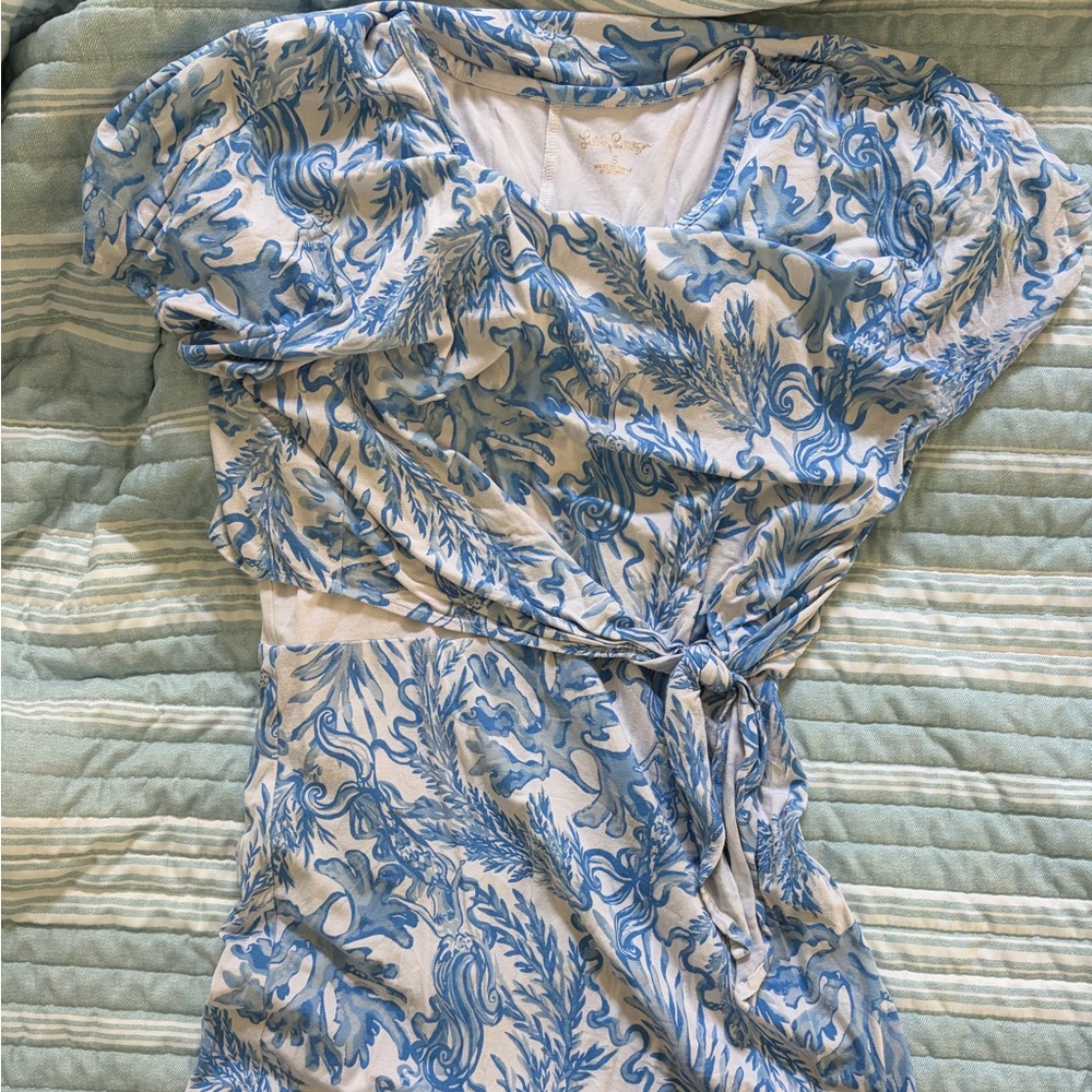 Lilly Pulitzer Blue and White Dress